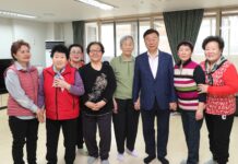 신상진 성남시장, 위례중앙경로당 방문해 어르신들과 소통