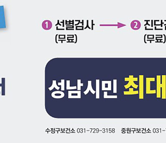 성남시, 치매 감별검사비 지원사업 시민 만족도 ‘87.6점’